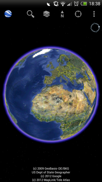 google earth android